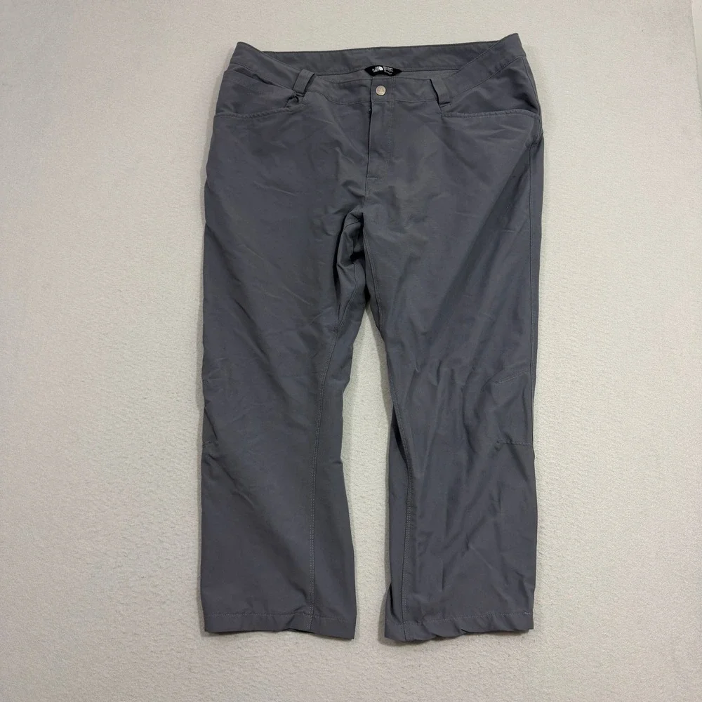 The North Face Pants Mens 40x26 Gray Straight Leg Nylon Spandex Outdoor NF0A33JT